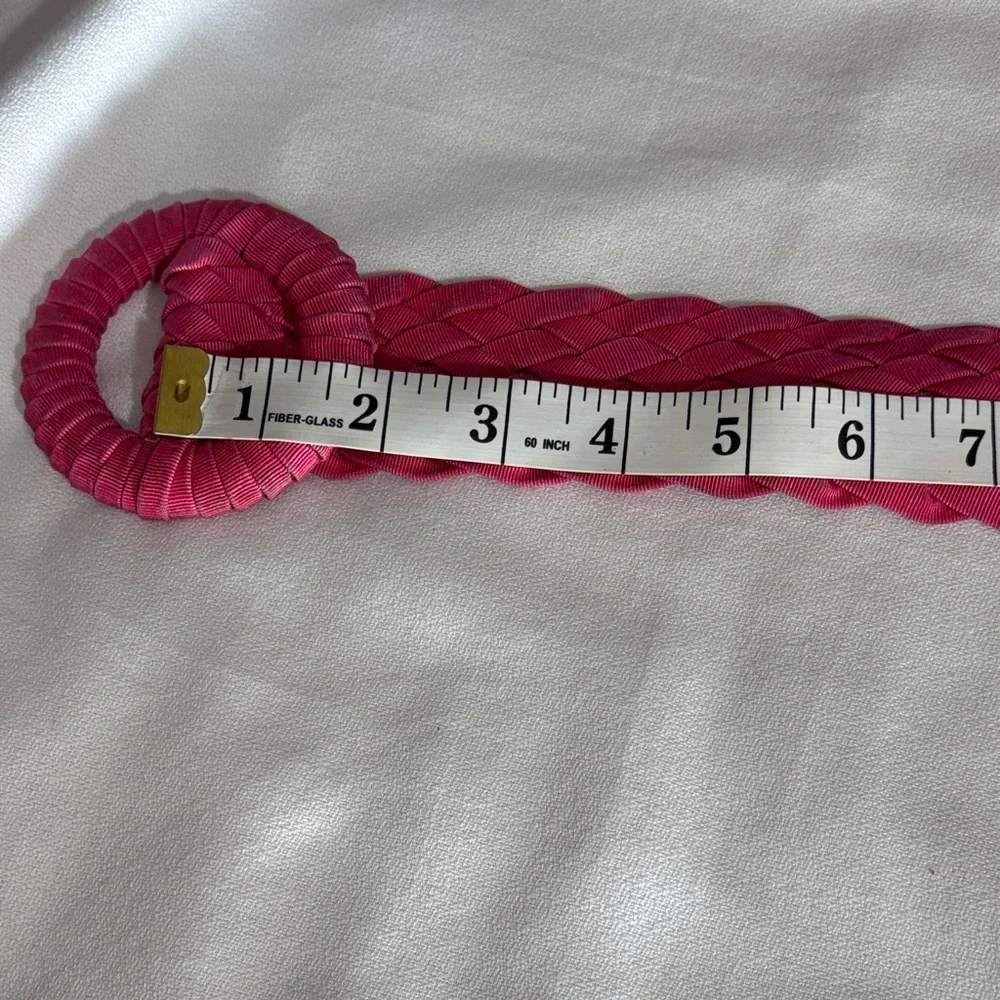 Pink Braided Belt